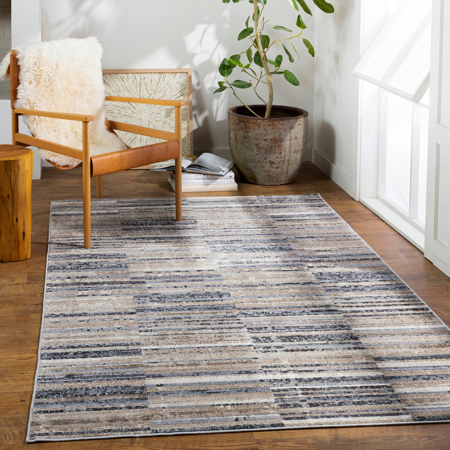 Surya Valour Medium Gray Rug 8'10" X 11'9"