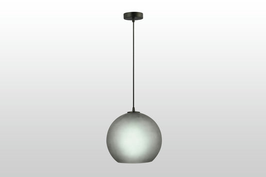 Carro Home Chelos Sphere Glass Pendant Light â€“ Frosted Gray
