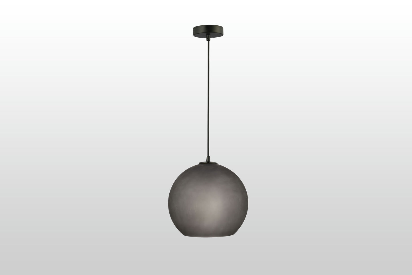 Carro Home Chelos Sphere Glass Pendant Light â€“ Frosted Gray