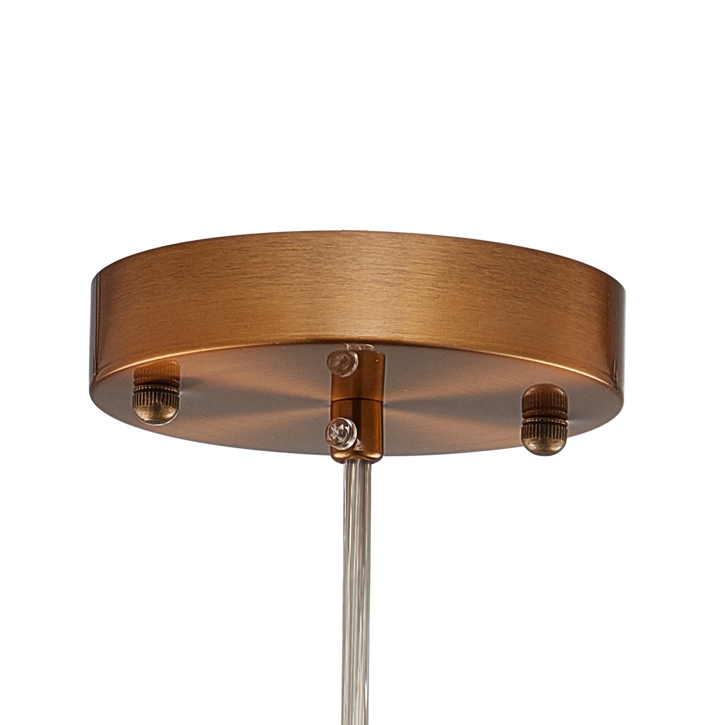 Carro Home Circulus Champagne Ribbed Glass Pendant Light