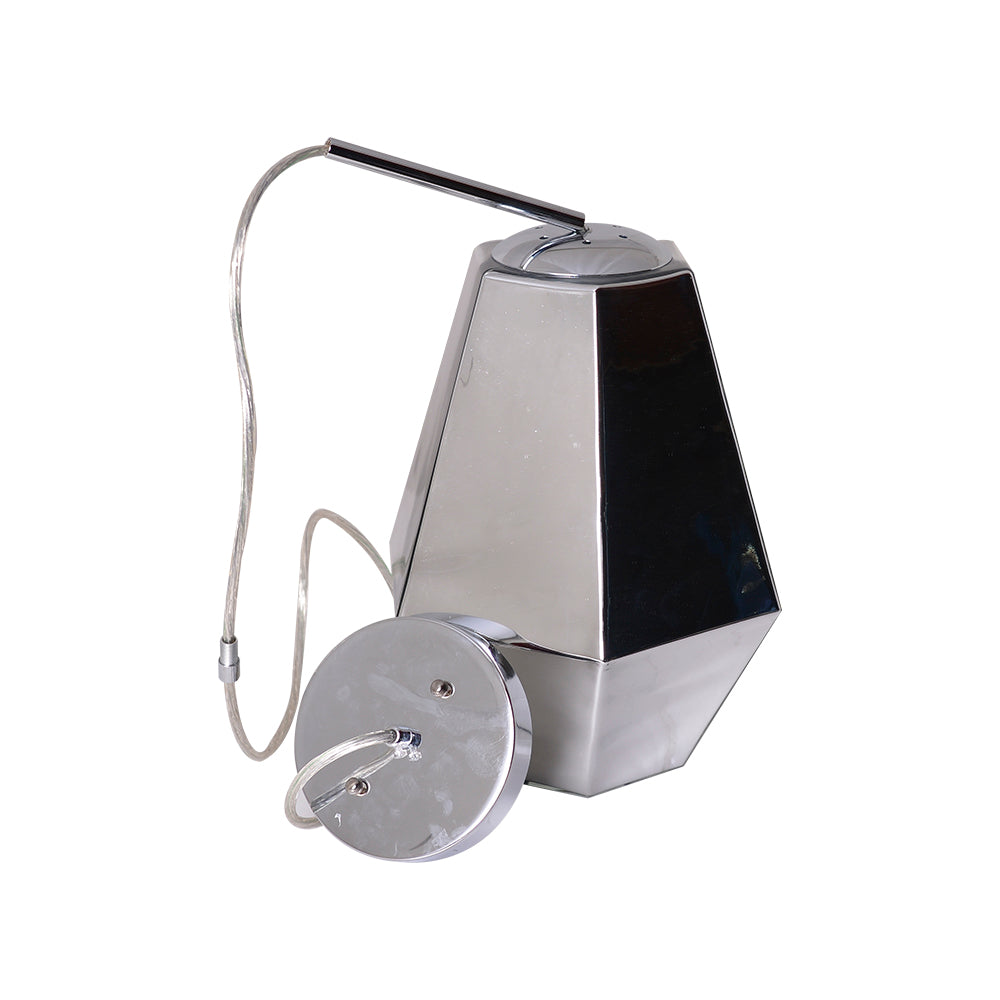 Carro Home Stier Jewel Tone Glass Pendant Light - Opal Chrome