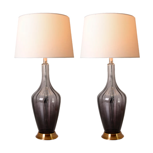 Clavel 31" Table Lamp (Set Of 2) - Grey Ombre