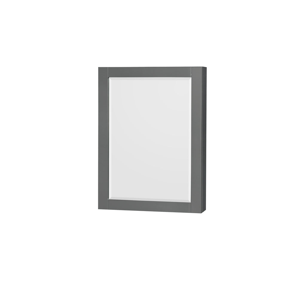 Sheffield 30" Single Vanity in Dark Gray, Top, Square Sink, Medicine Cabinet
