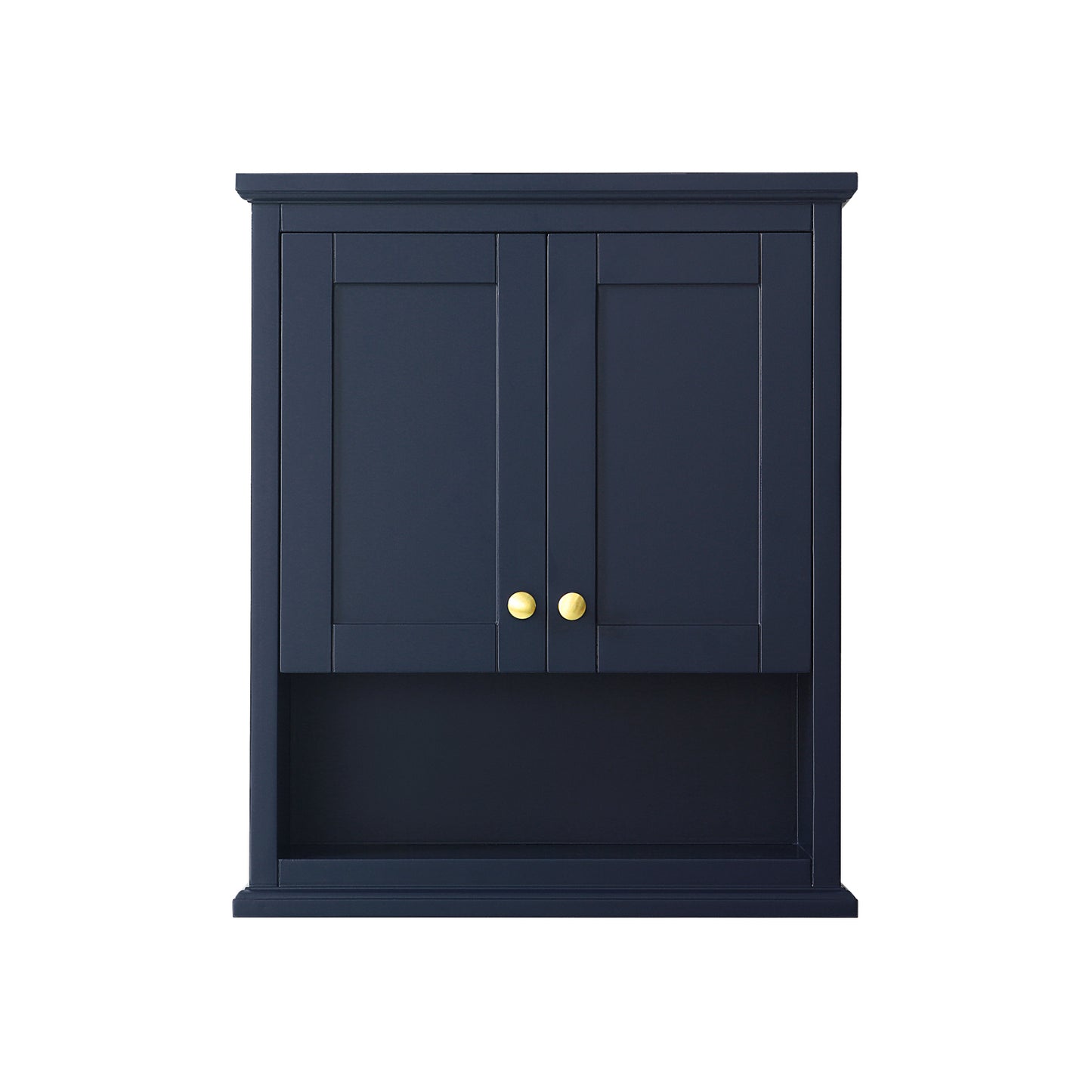 Avery Wall-Mounted Bathroom Storage Cabinet in Dark Blue