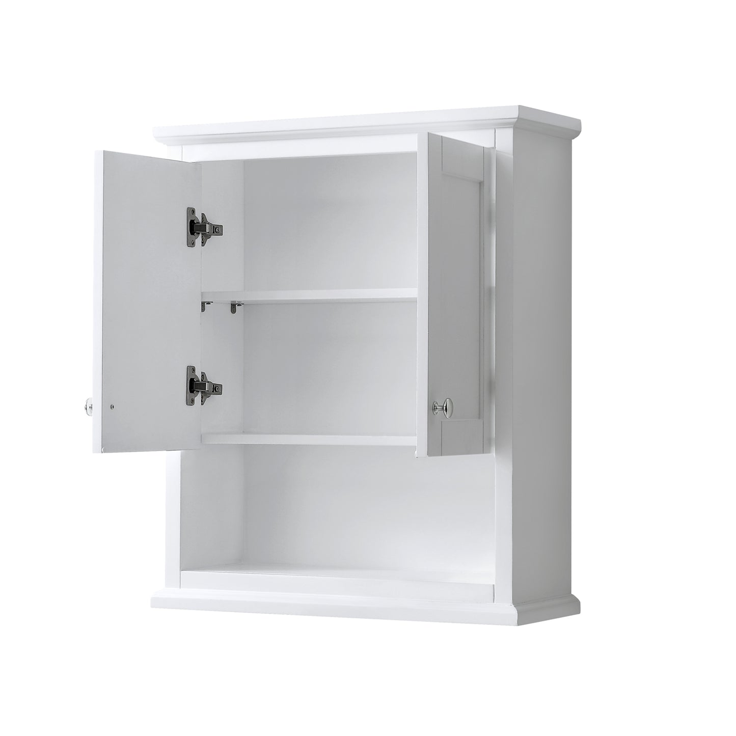 Avery Wall-Mounted Bathroom Storage Cabinet in White