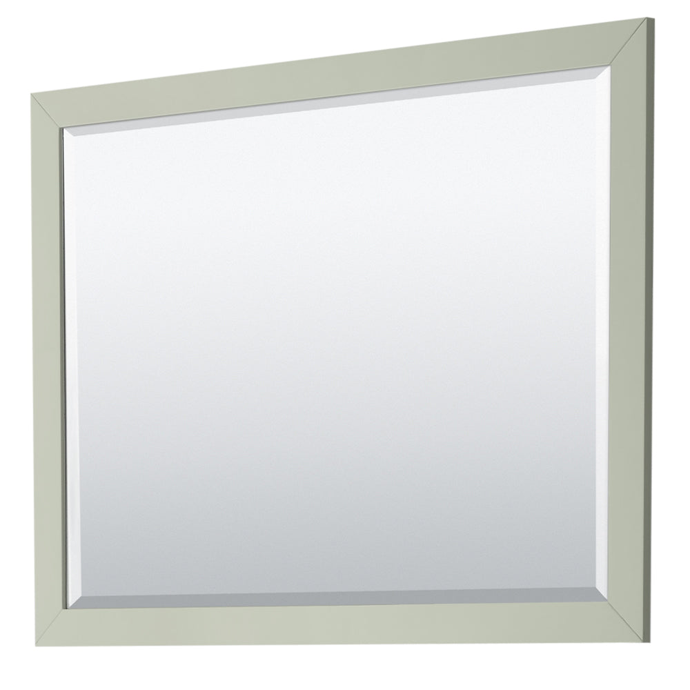 Strada 48 Inch Single Vanity in Light Green, Brushed Nickel Trim, 46 Inch Mirror