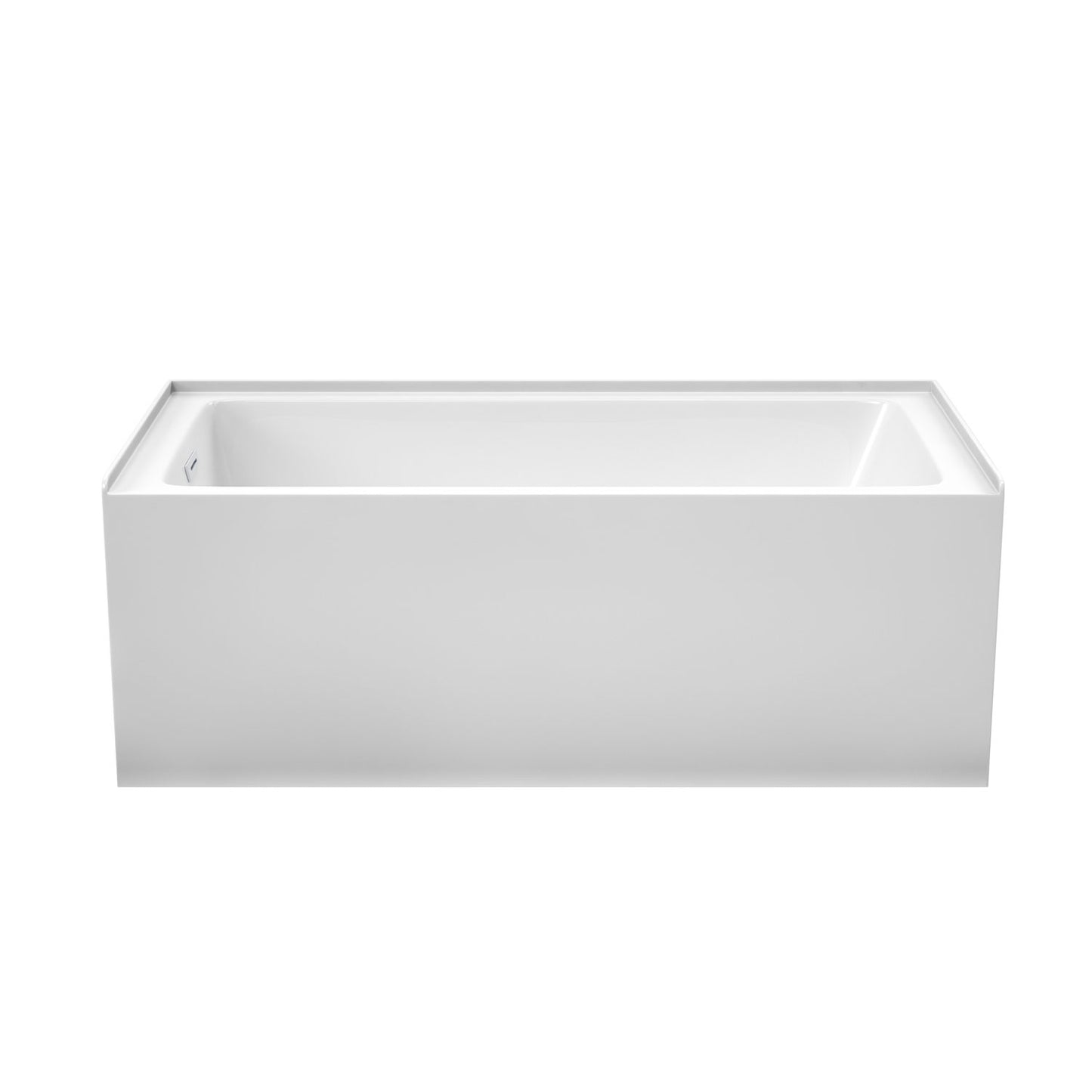 Grayley 60 x 30" Alcove Bathtub in White, Left-Hand Drain, Trim in Shiny White