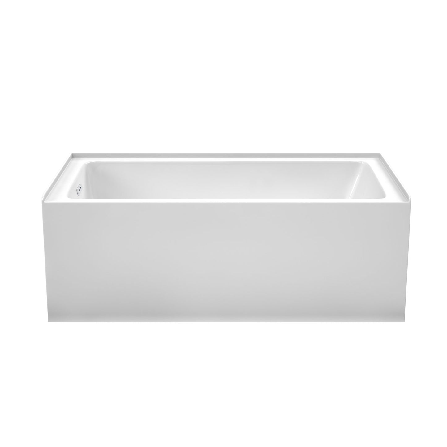 Grayley 60 x 32" Alcove Bathtub in White, Left-Hand Drain, Trim in Shiny White