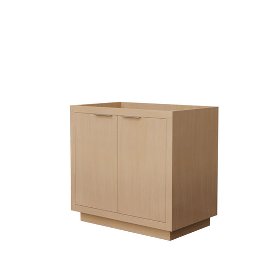 Maroni 36" Single Vanity in Light Straw, No Top, No Sink