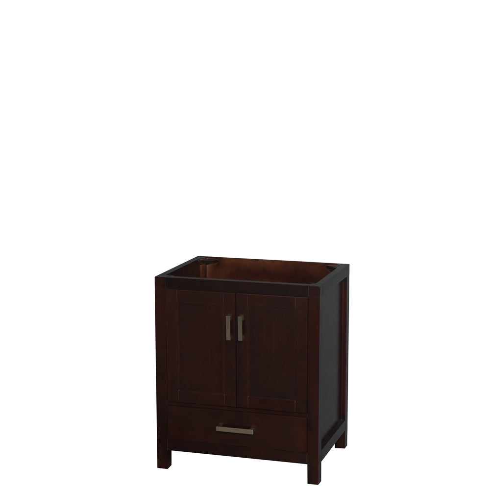 Sheffield 30" Single Vanity in Espresso, No Top, No Sink, No Mirror