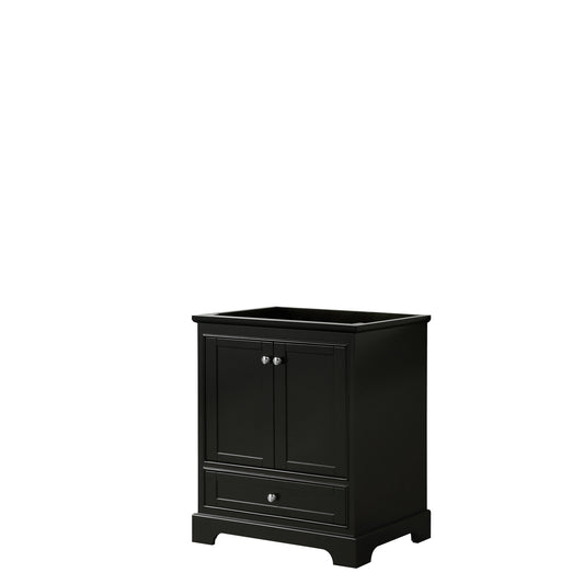 Deborah 30" Single Vanity in Dark Espresso, No Top, No Sink, No Mirror