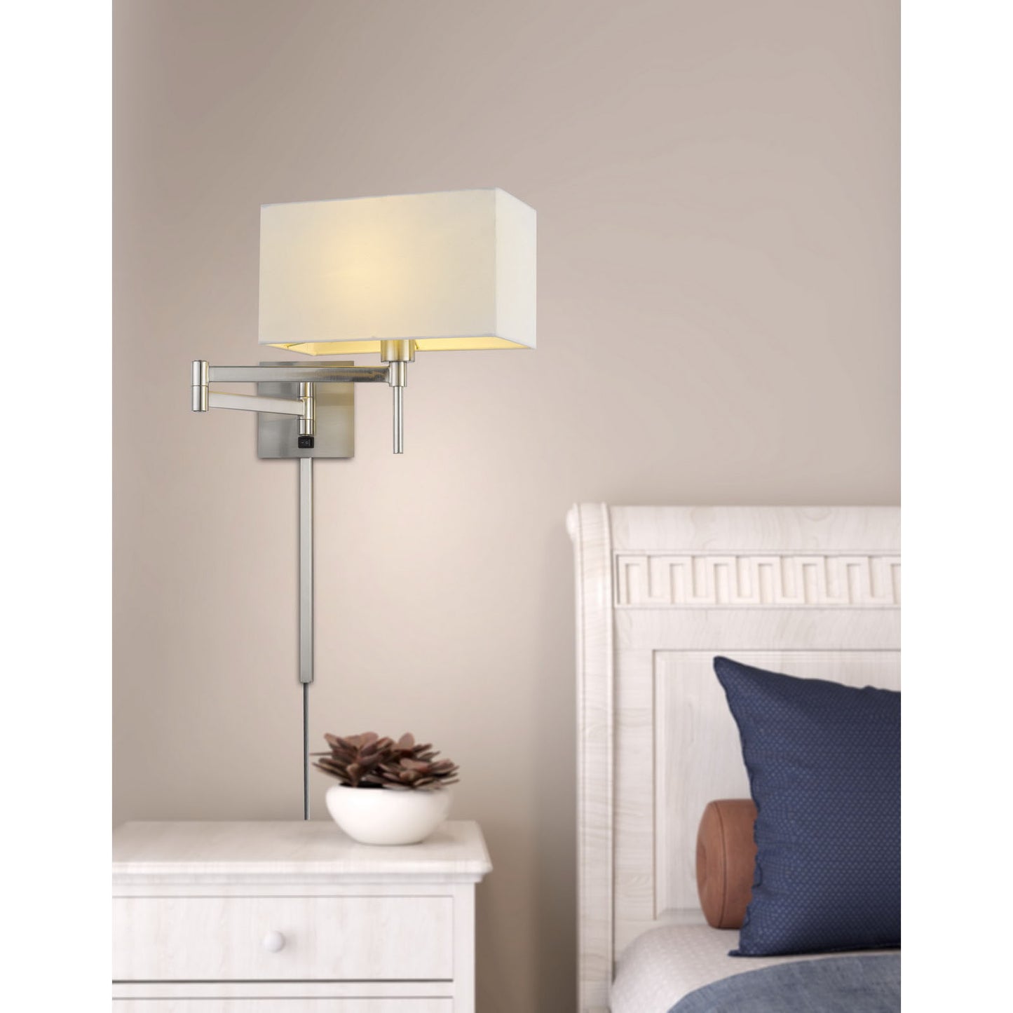 Brushed steel Metal Robson - Reading lamp