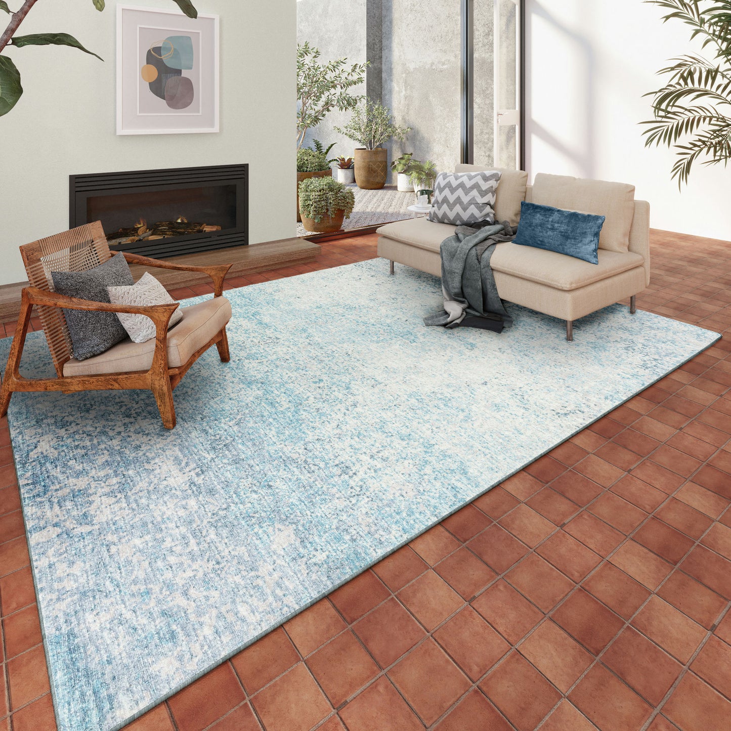 Winslow WL3 Sky 8' x 10' Rug