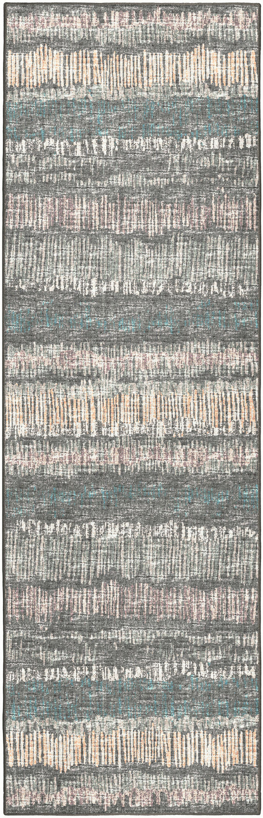 Winslow WL4 Charcoal 2'6" x 8' Runner Rug