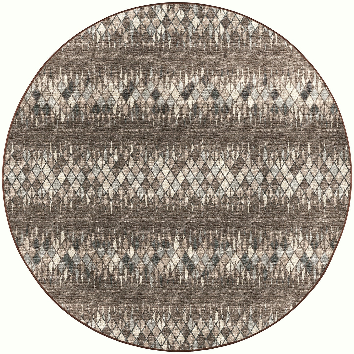 Winslow WL5 Driftwood 4' x 4' Round Rug