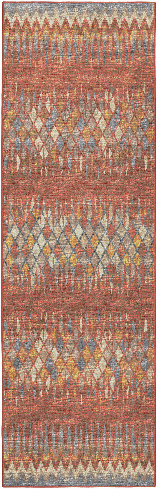 Winslow WL5 Paprika 2'6" x 10' Runner Rug