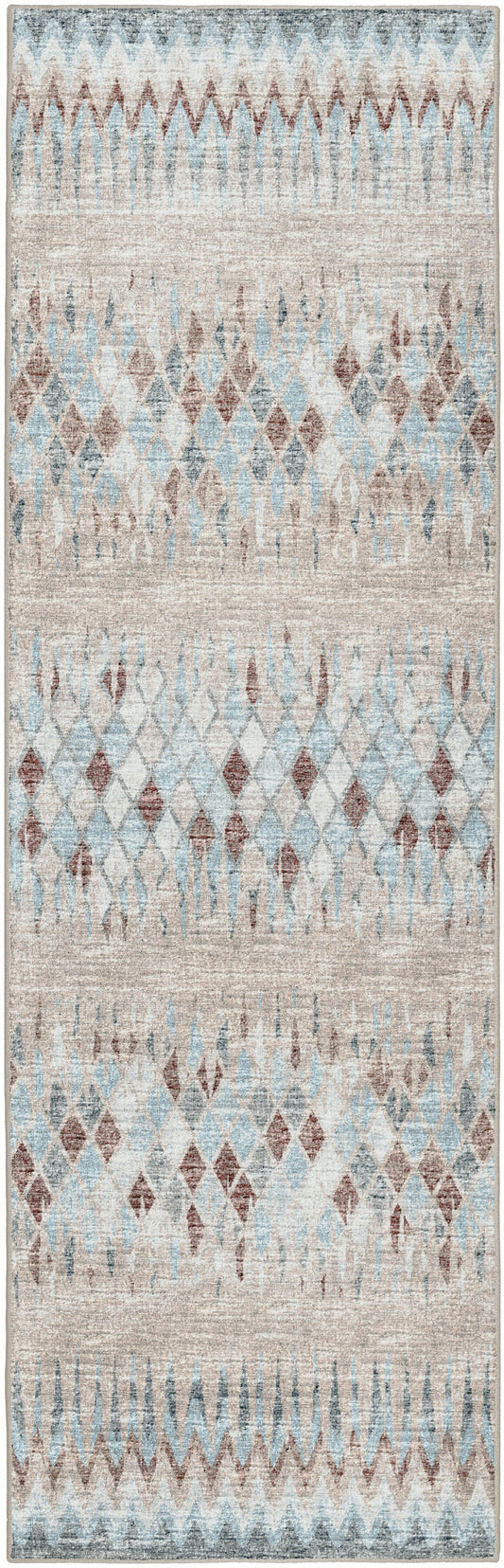 Winslow WL5 Taupe 2'6" x 12' Runner Rug