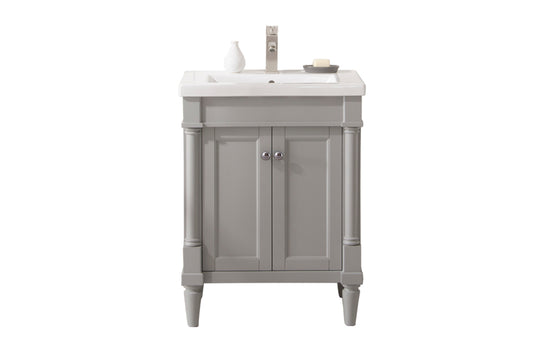 Legion Furniture 24" Sink Vanity In Gray