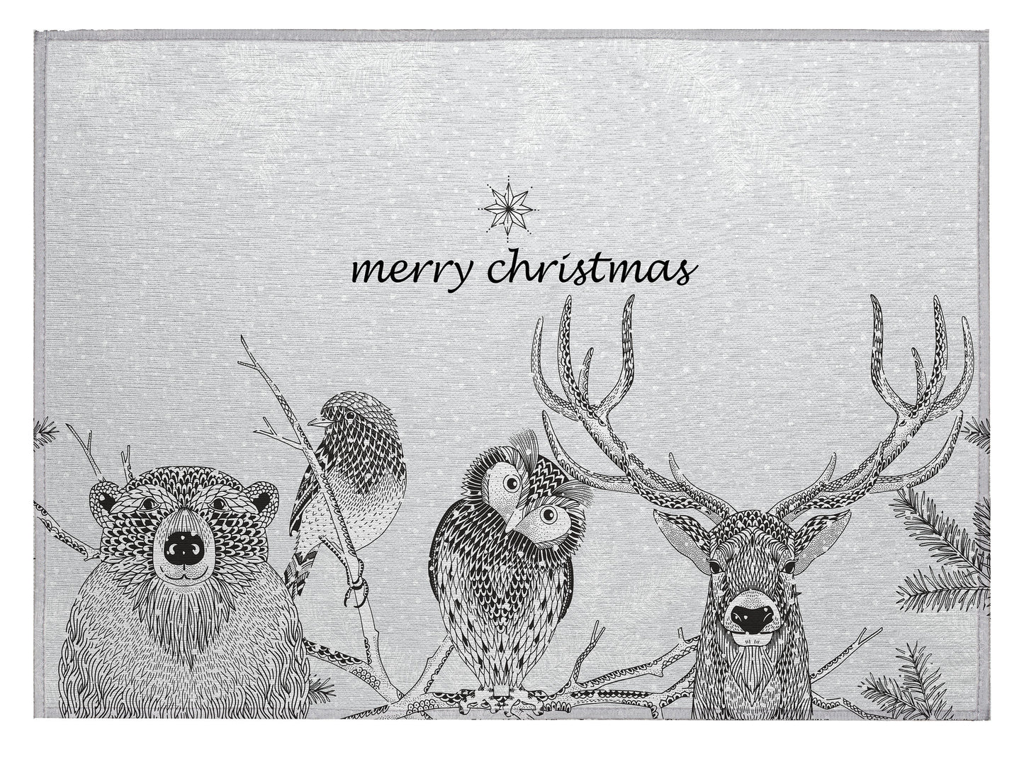 Indoor/Outdoor Wonderland WN10 Flannel Washable 1'8" x 2'6" Rug