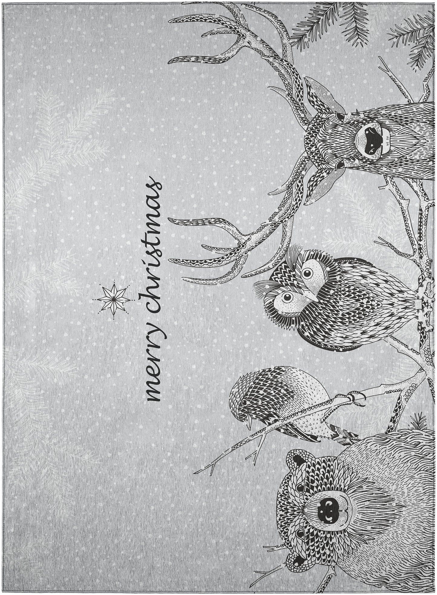 Indoor/Outdoor Wonderland WN10 Flannel Washable 30" x 46" Rug