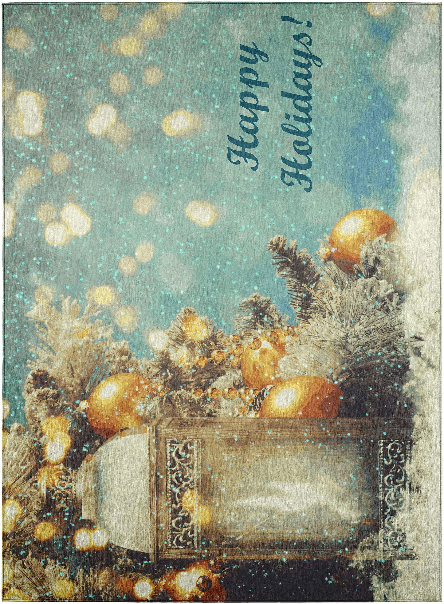 Indoor/Outdoor Wonderland WN3 Skydust Washable 30" x 46" Rug