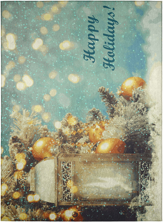 Indoor/Outdoor Wonderland WN3 Skydust Washable 3' x 5' Rug