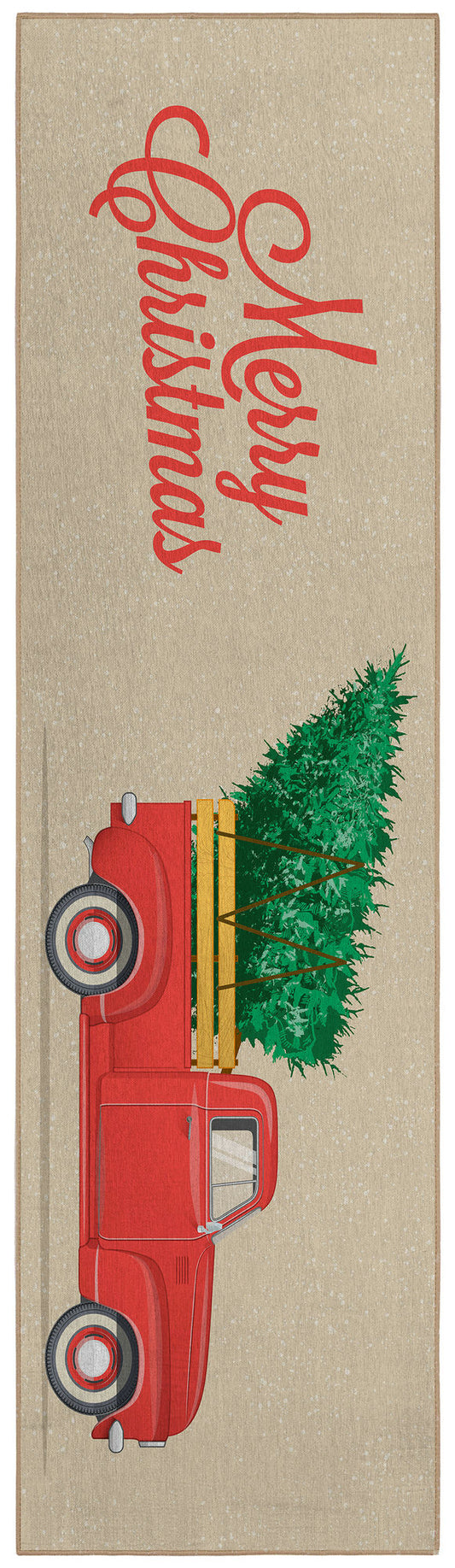 Indoor/Outdoor Wonderland WN4 Putty Washable 2'3" x 7'6" Runner Rug
