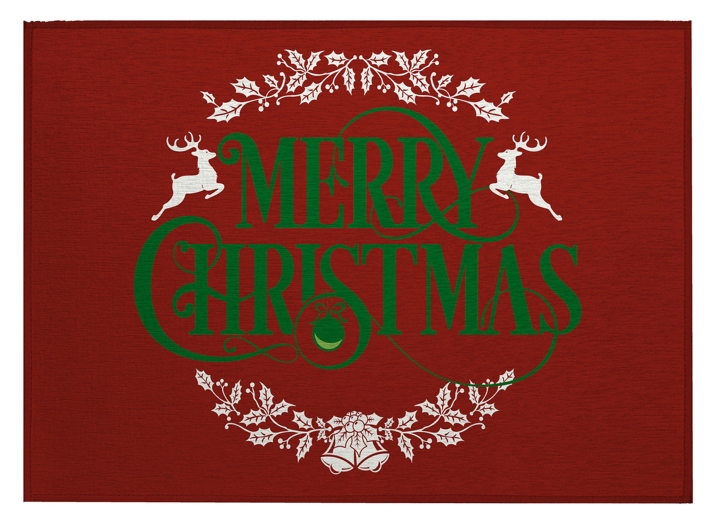 Indoor/Outdoor Wonderland WN6 Red Washable 1'8" x 2'6" Rug