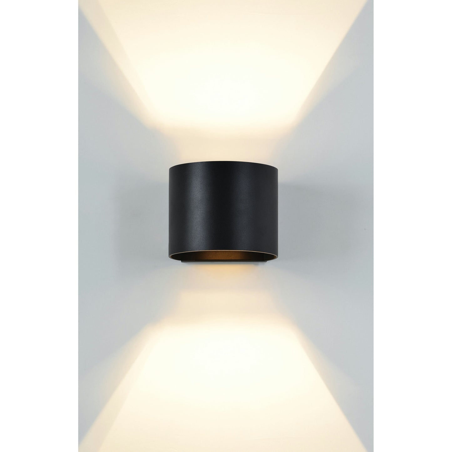 Lark Matte Black Aluminum Wall Sconce