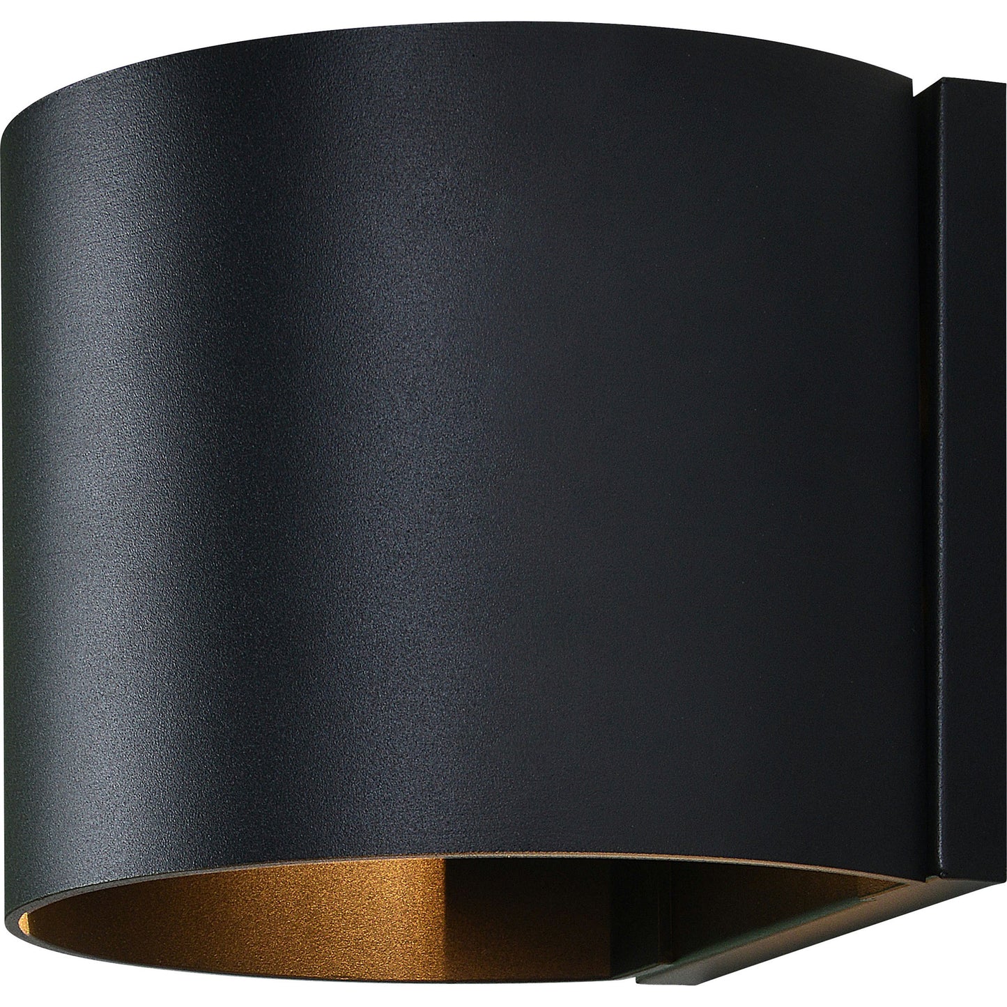 Lark Matte Black Aluminum Wall Sconce