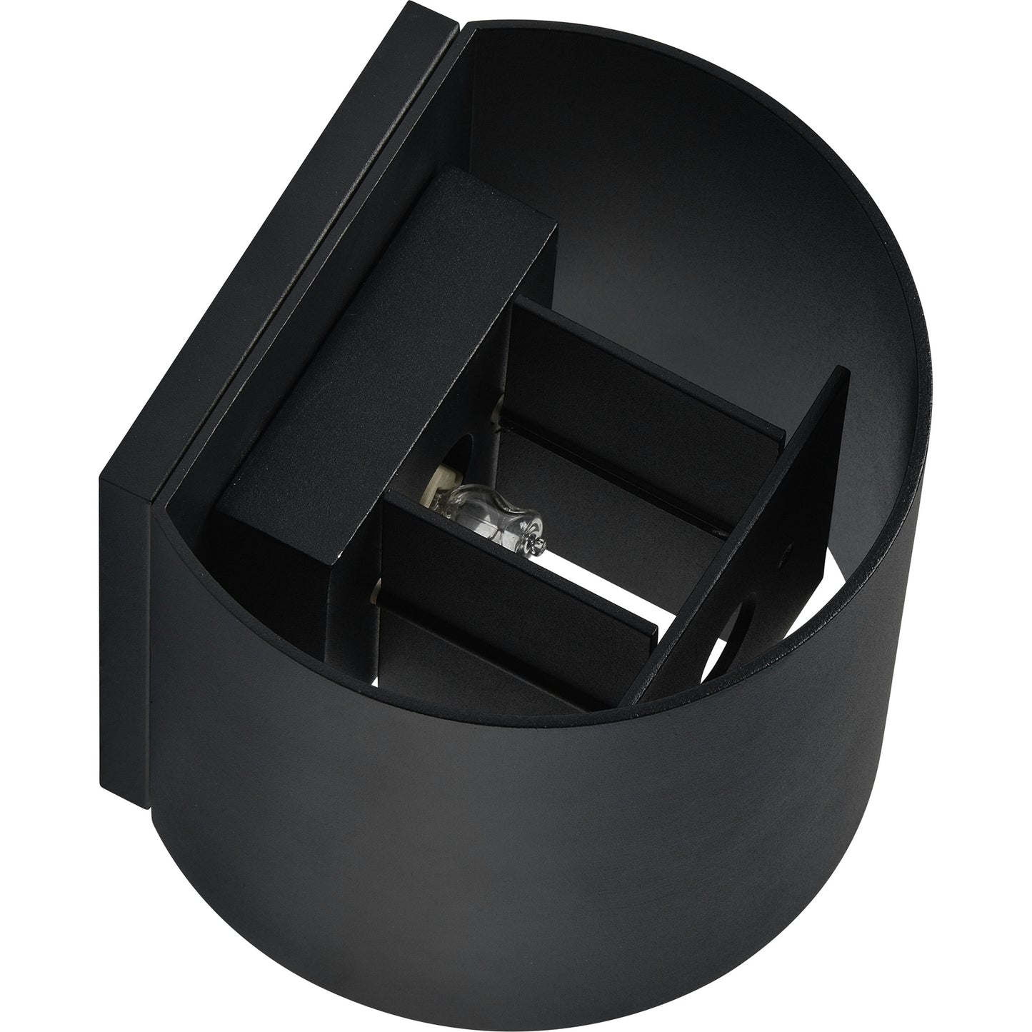 Lark Matte Black Aluminum Wall Sconce