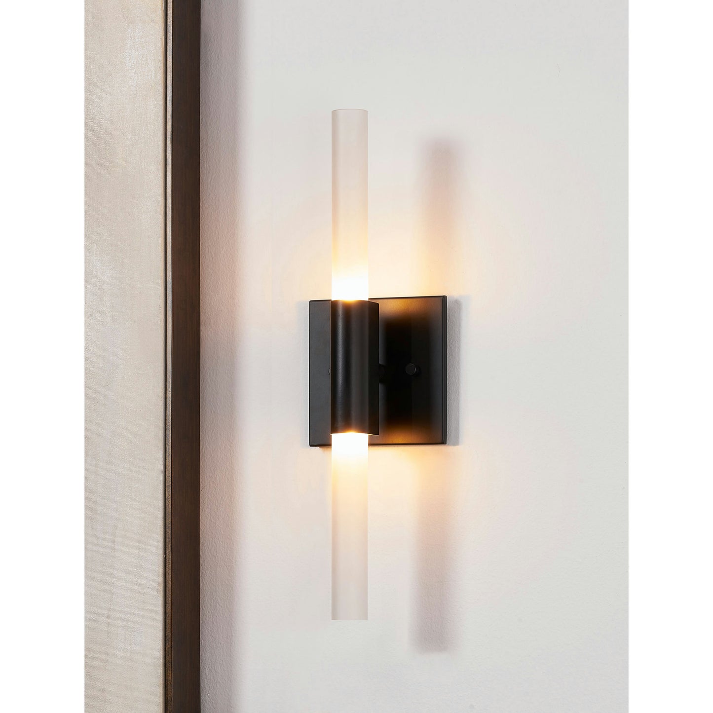 Lina Matte Black Iron Wall Sconce