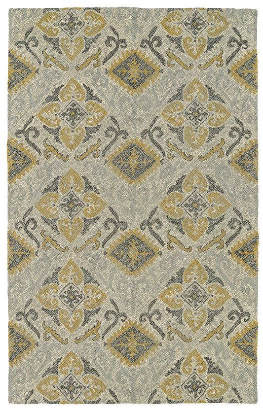 Kaleen Weathered Collection Dark Spa Area Rug 9' x 12'