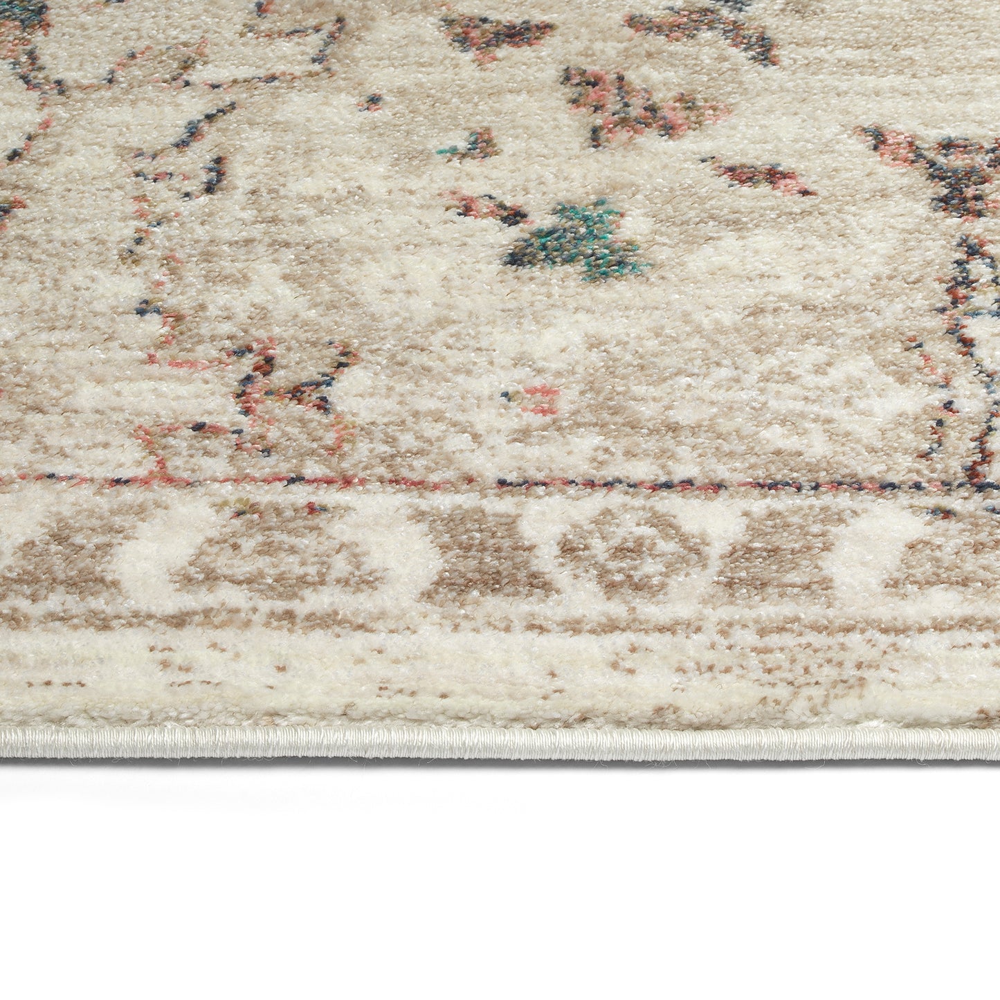 Kaleen Wynnlow Collection Light Sand Throw Rug 1'10" x 2'6"