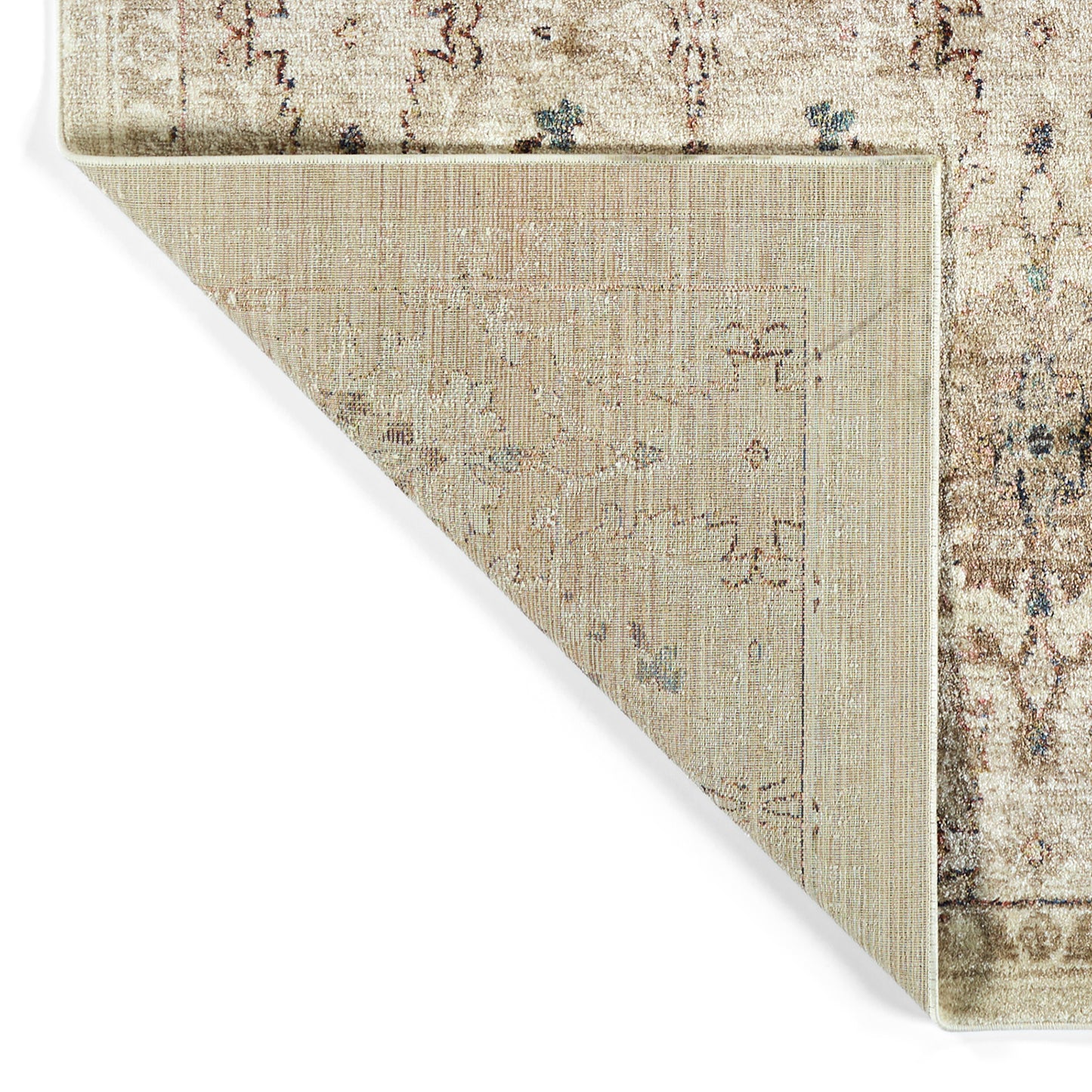 Kaleen Wynnlow Collection Light Sand Throw Rug 1'10" x 2'6"
