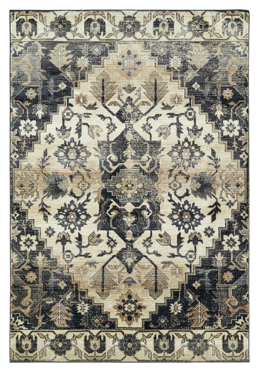 Kaleen Wynnlow Collection Light Navy Area Rug 9'6" x 13'1"