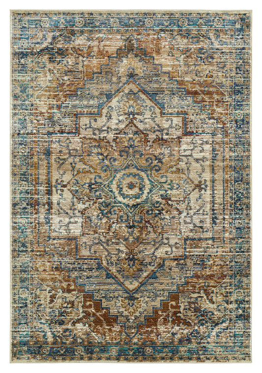 Kaleen Wynnlow Collection Multi Ivory Area Rug 6'3" x 6'3"