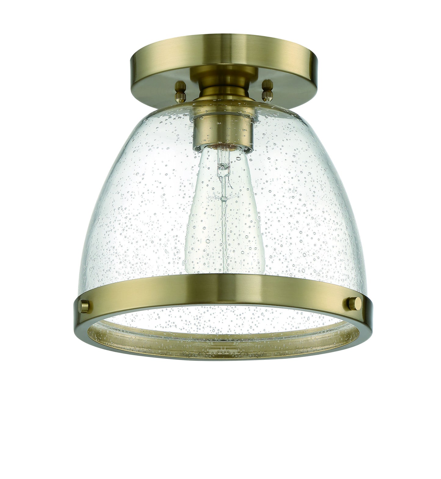 1 Light 9.5" Flushmount, X1410-SB