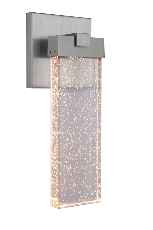 Aria Small LED Wall Mount in Satin Aluminum