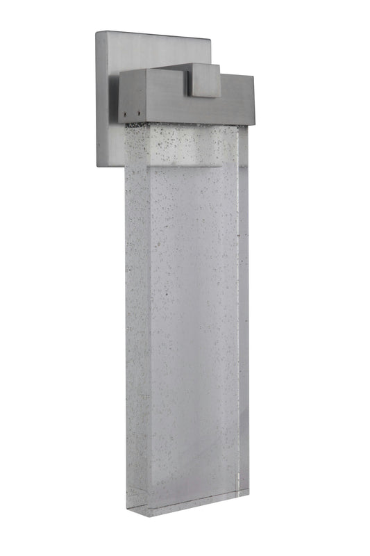 Aria Medium LED Wall Mount in Satin Aluminum