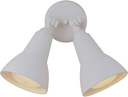 2 Light Directional Bullet in Matte White