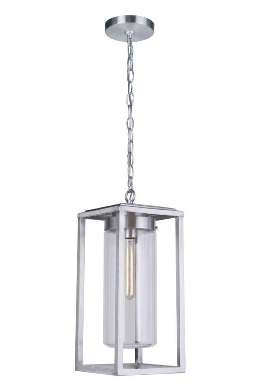 Neo Outdoor Pendant 1 Light Satin Aluminum