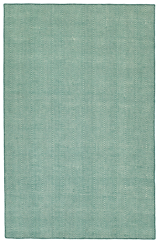 Kaleen Ziggy Collection Light Teal Area Rug 9' x 12'