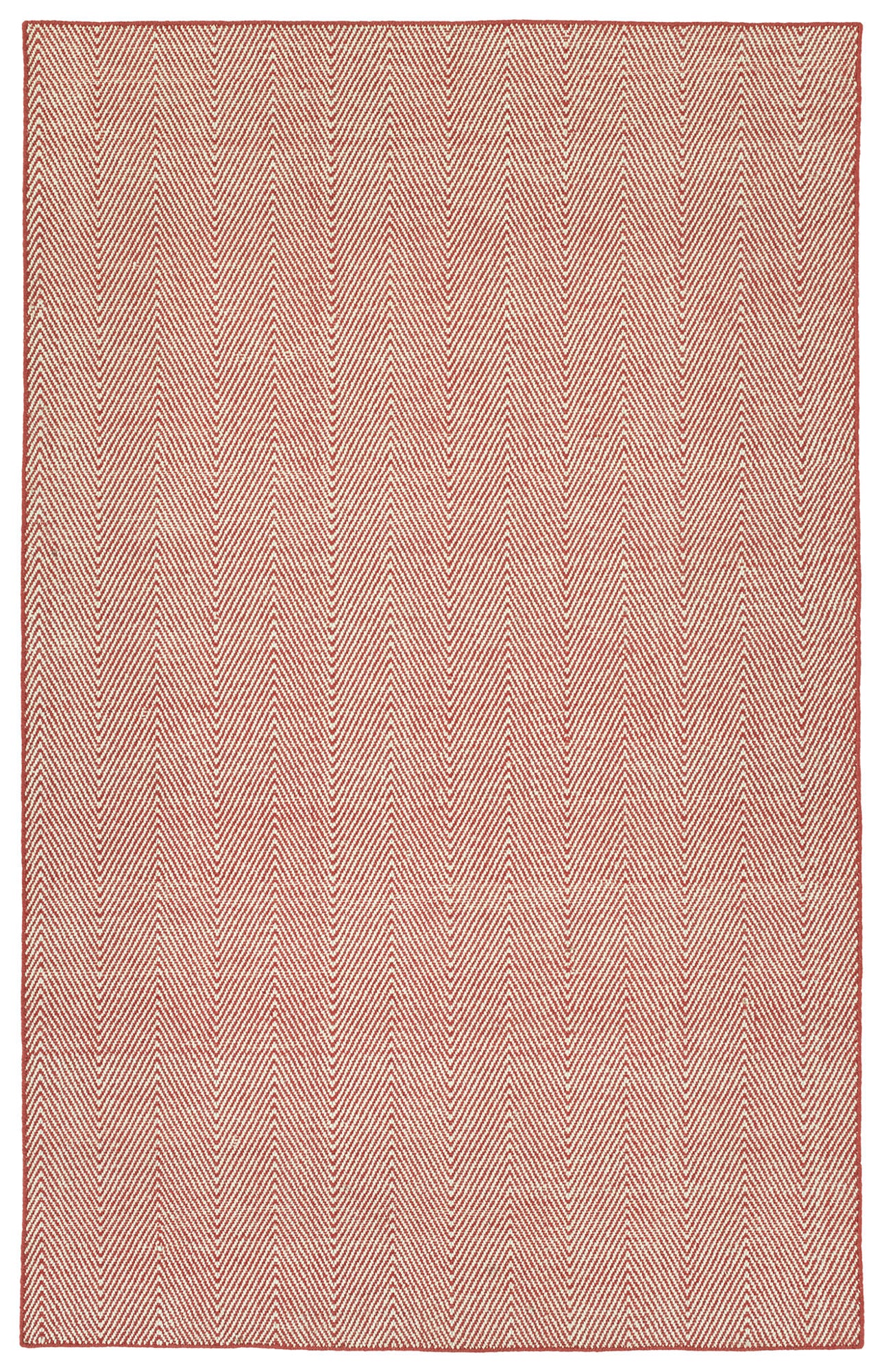 Kaleen Ziggy Collection Light  Coral  Throw Rug 2' x 3'