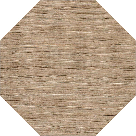 Zion ZN1 Chocolate 10' x 10' Octagon Rug