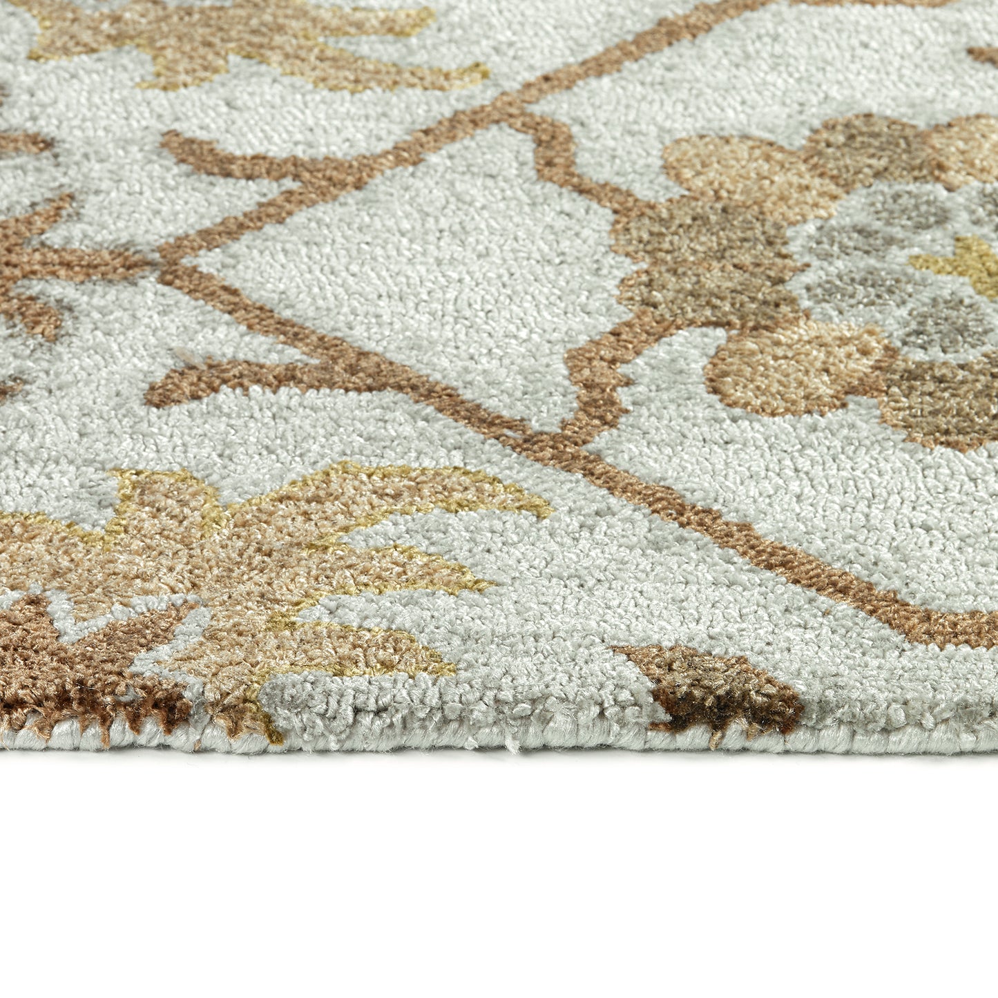 Kaleen Zocalo Collection Light Spa Throw Rug 2' x 3'