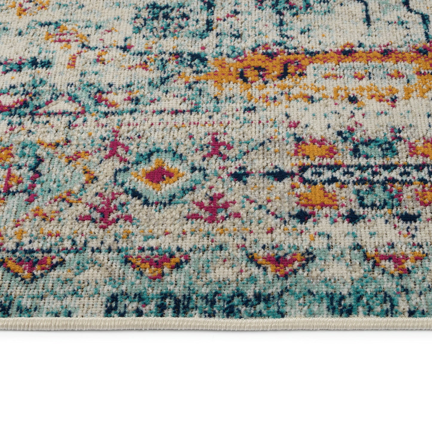 Kaleen Zuma Beach Collection Light Multi Throw Rug 2' x 3'