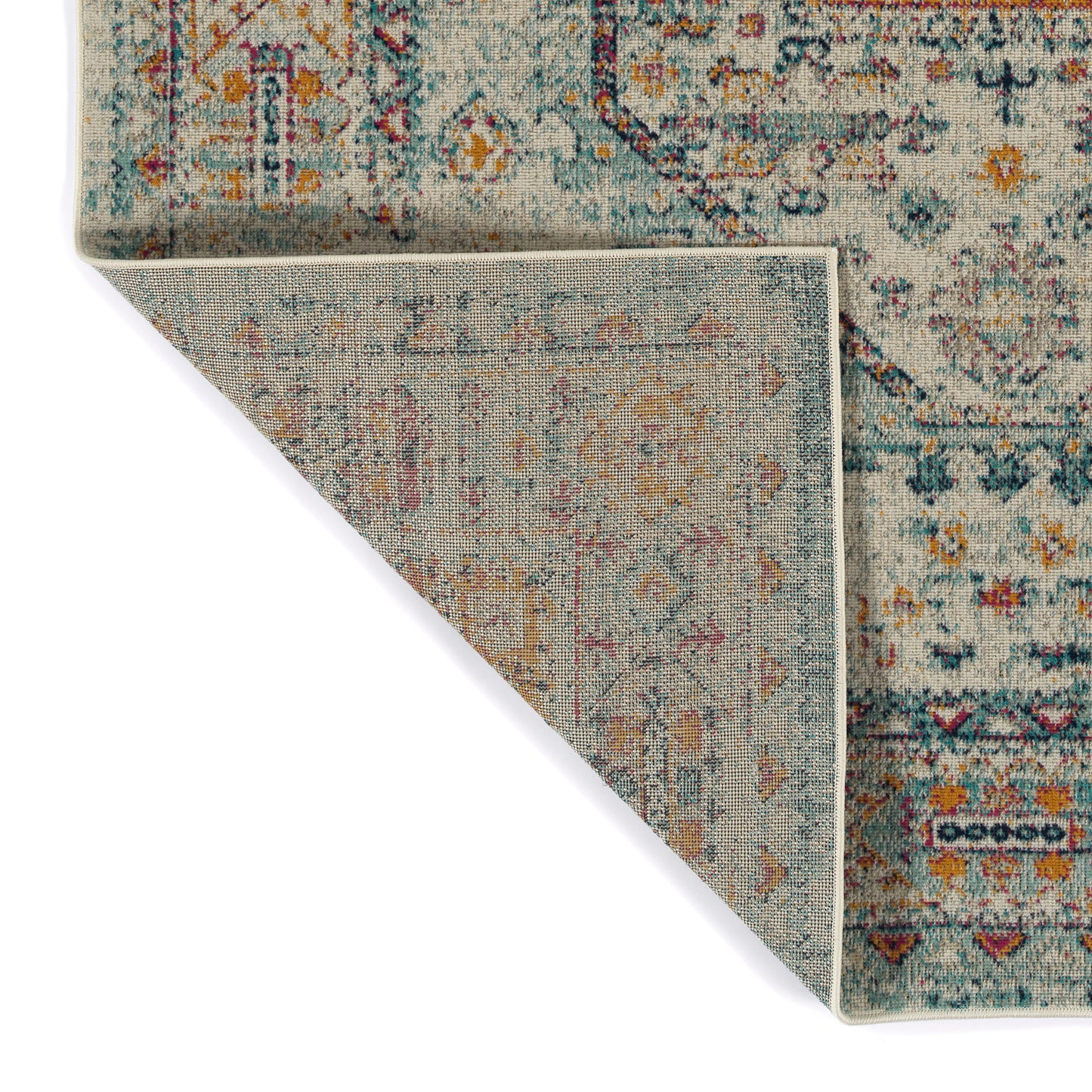 Kaleen Zuma Beach Collection Light Multi Throw Rug 2' x 3'