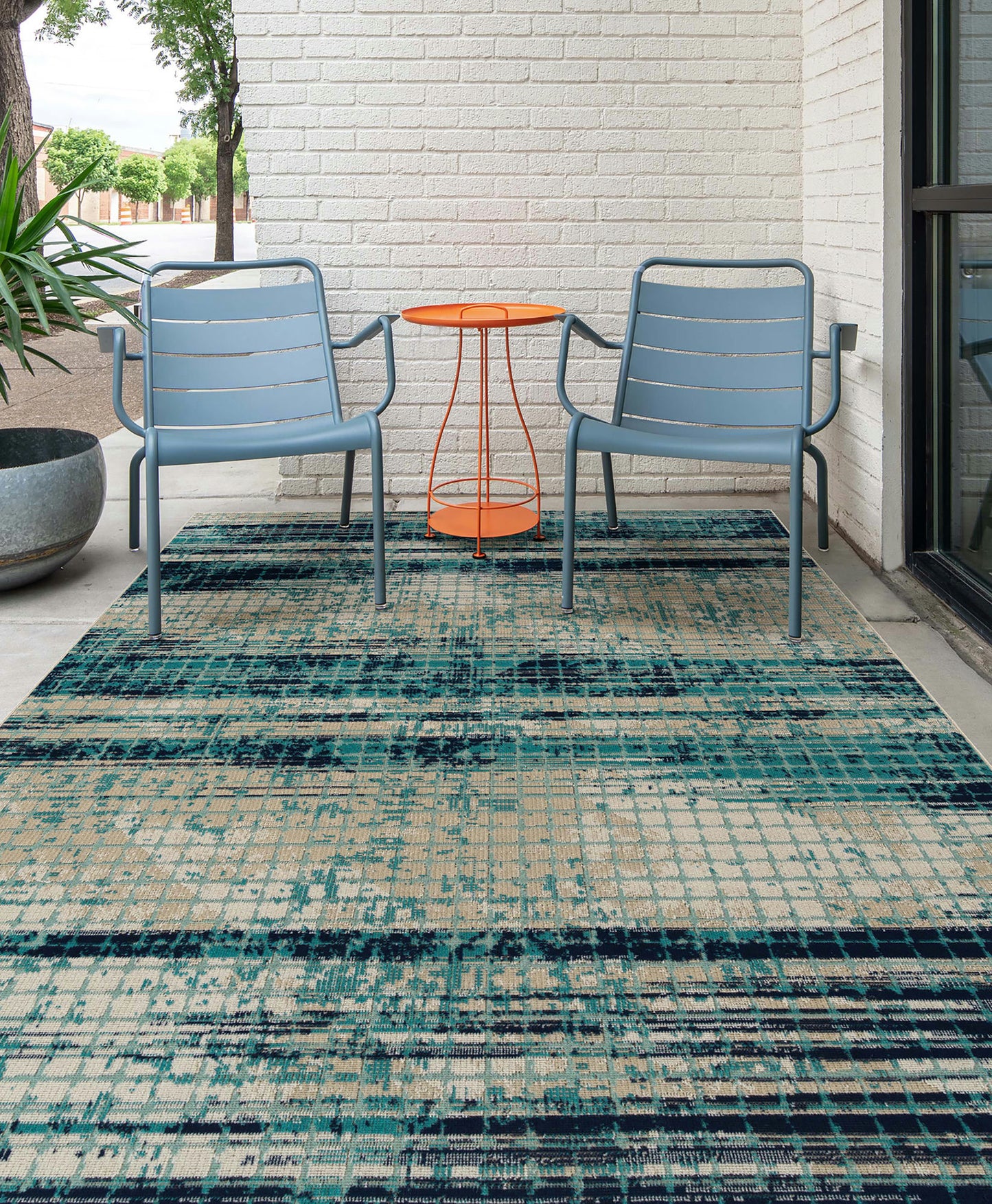 Kaleen Zuma Beach Collection ZUM11-17 Blue Area Rug 7'10" x 10'