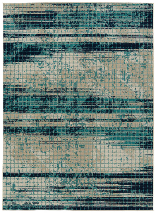 Kaleen Zuma Beach Collection ZUM11-17 Blue Area Rug 9' x 12'